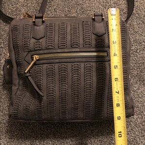 Free People Charcoal Crossbody Bag